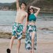 情侶泳衣(女長裙三件式+男海灘褲)