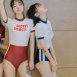 學院風短袖兩件式泳衣
