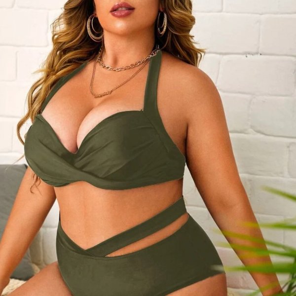 提拉感比基尼兩件式泳衣