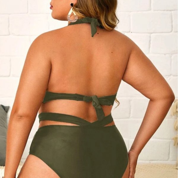 提拉感比基尼兩件式泳衣