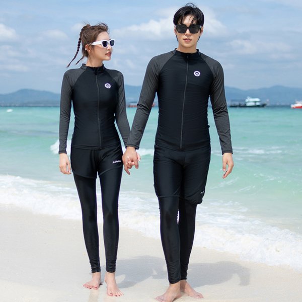 情侶泳衣(女長褲五件式L-3XL、男長褲三件式XL-4XL)