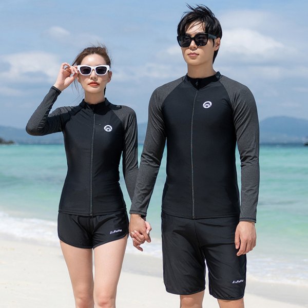 情侶泳衣(女長褲五件式L-3XL、男長褲三件式XL-4XL)